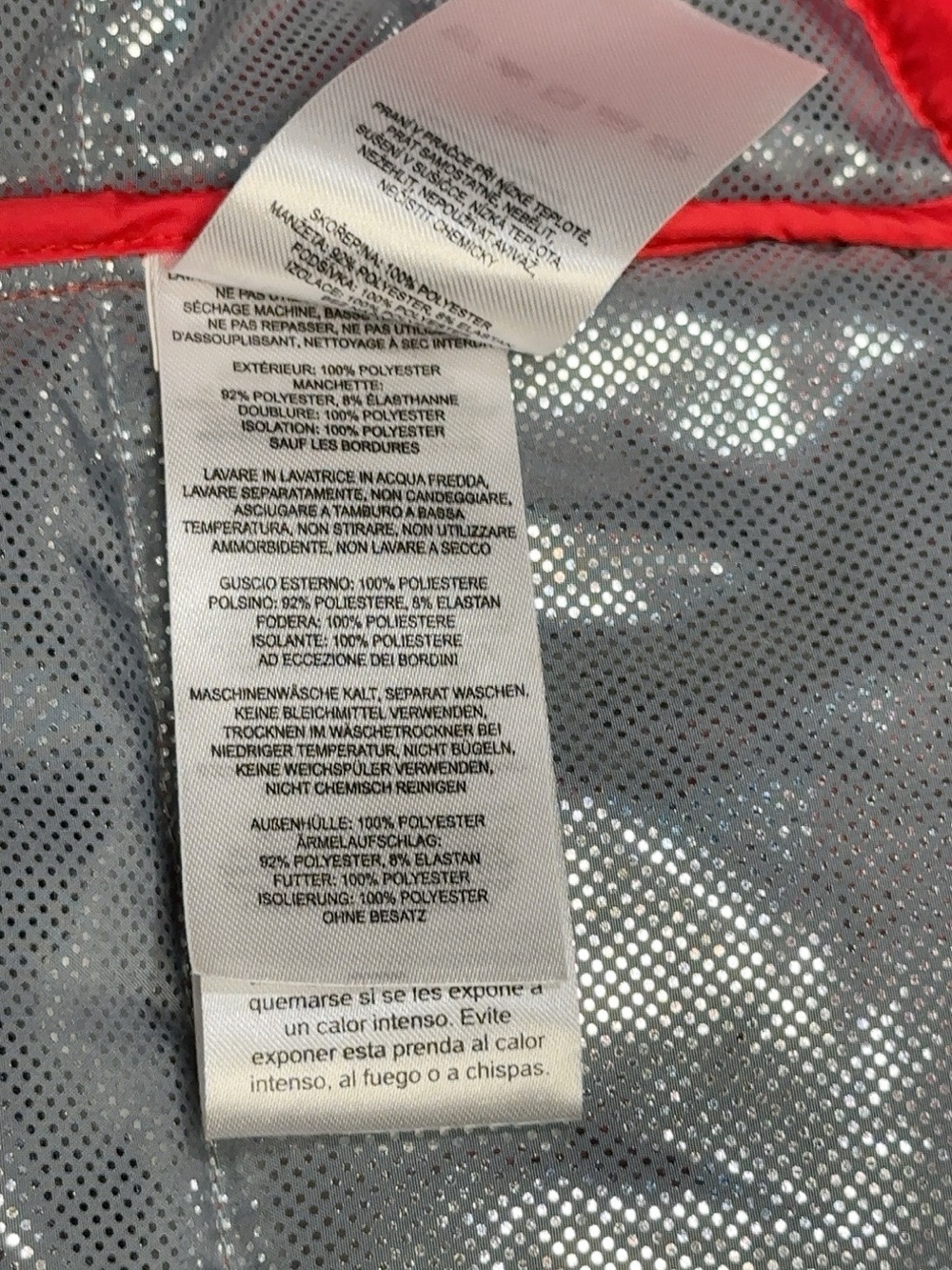 Columbia Women’s S Red Omni-Heat Long Puffer Coat Full Zip - Picture 10 of 12